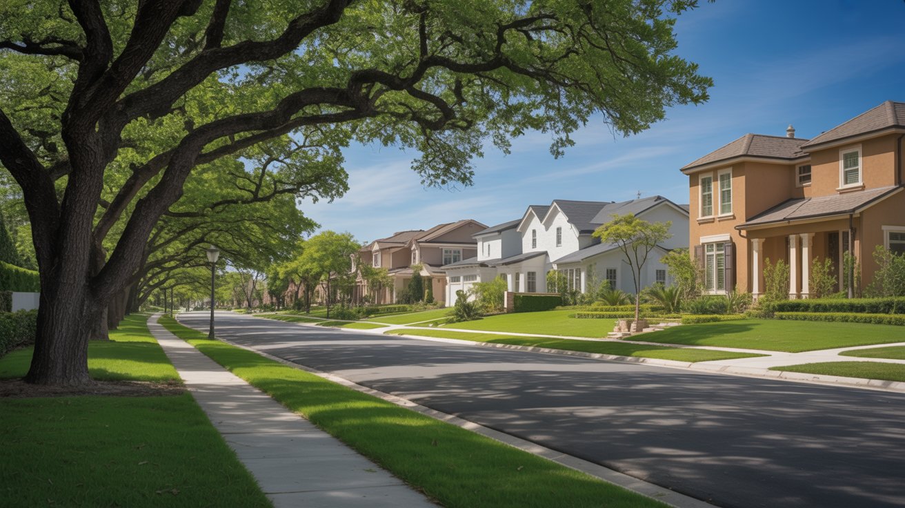 Beautiful HOA community neighborhood